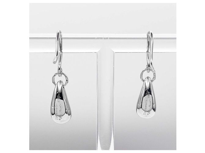 Orecchini Teardrop di Tiffany & Co. di Elsa Peretti Argento - vista 2
