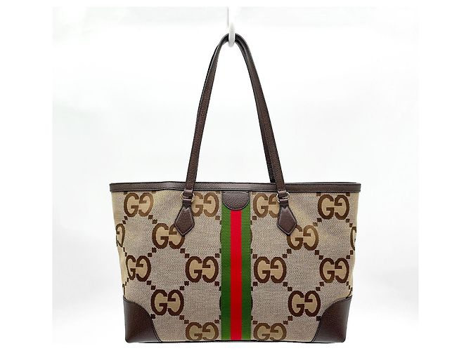 Borsa Tote GUCCI Sherry Marrone - vista 2