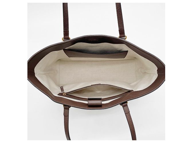Borsa Tote GUCCI Sherry Marrone - vista 7