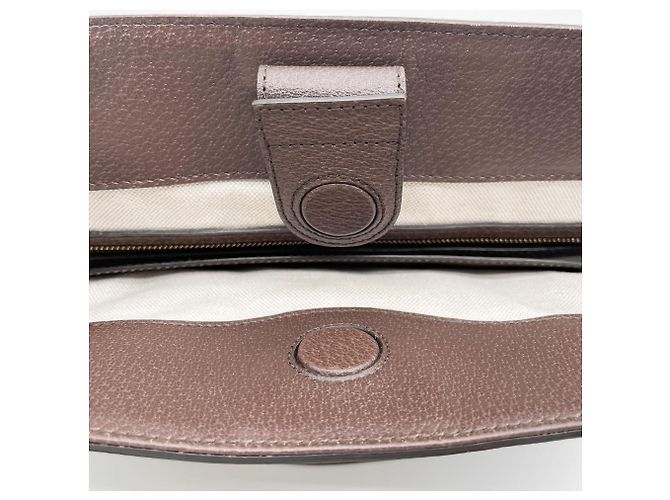 Borsa Tote GUCCI Sherry Marrone - vista 9
