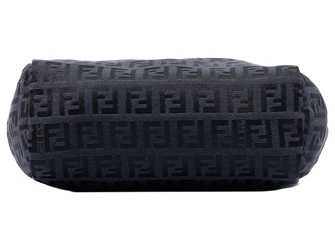 Bolsa de mão Fendi em lona Zucchino preta Preto - vista 3