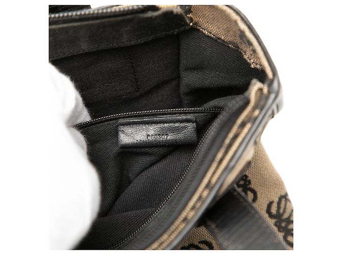 Borsa a mano LOEWE in tela Anagram beige - vista 6