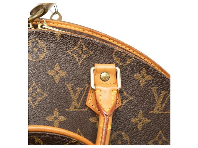 Louis Vuitton Marrón Monogram Ellipse MM Castaño - vista 8