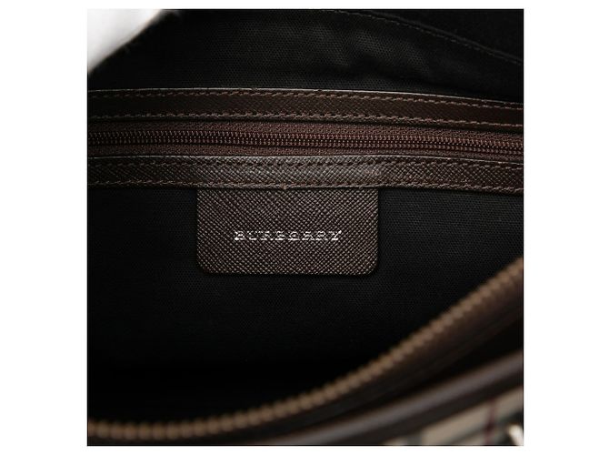 Burberry Beige House Check Canvas Tote - Ansicht 5