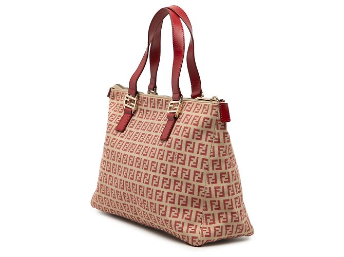 Fendi Zucchino Canvas Tote in Beige - Ansicht 2