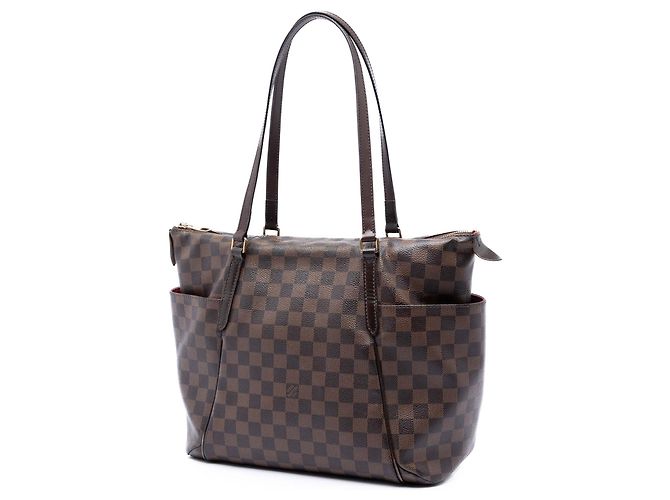 Louis Vuitton Marrone Damier Ebene Totally MM - vista 2