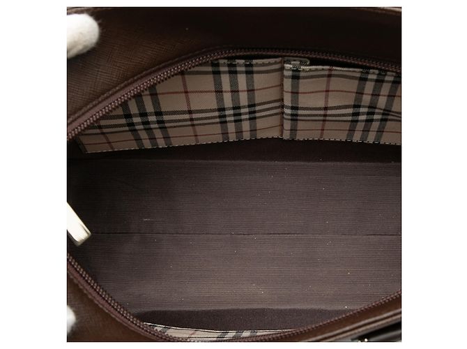 Burberry Tote aus braunem Leder Dunkelbraun - Ansicht 4