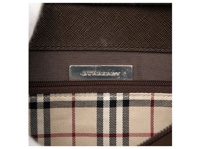 Burberry Tote aus braunem Leder Dunkelbraun - Ansicht 5