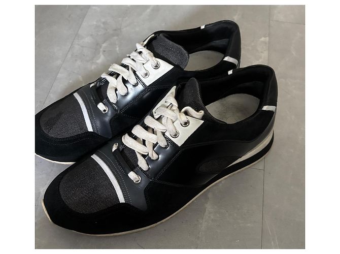 Dior Homme Sneakers in pelle e scamosciato nero Bianco - vista 2