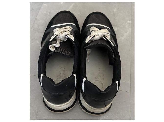 Dior Homme Sneakers in pelle e scamosciato nero Bianco - vista 3