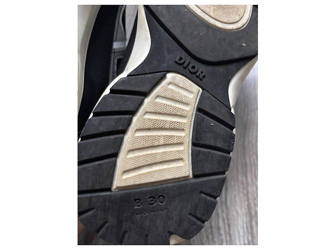 Dior Homme Sneakers in pelle e scamosciato nero Bianco - vista 4