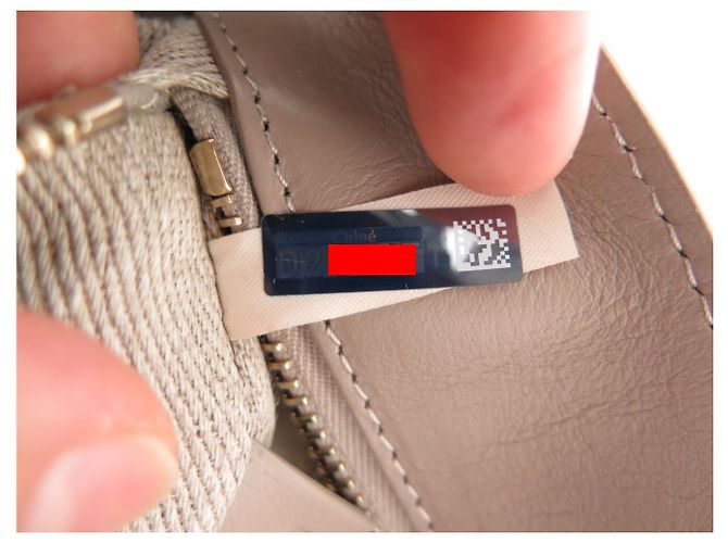 Chloé NUOVA BORSA A MANO CHLOE TESS IN PELLE GRAIN GRIGIA A SPALLA Grigio - vista 15