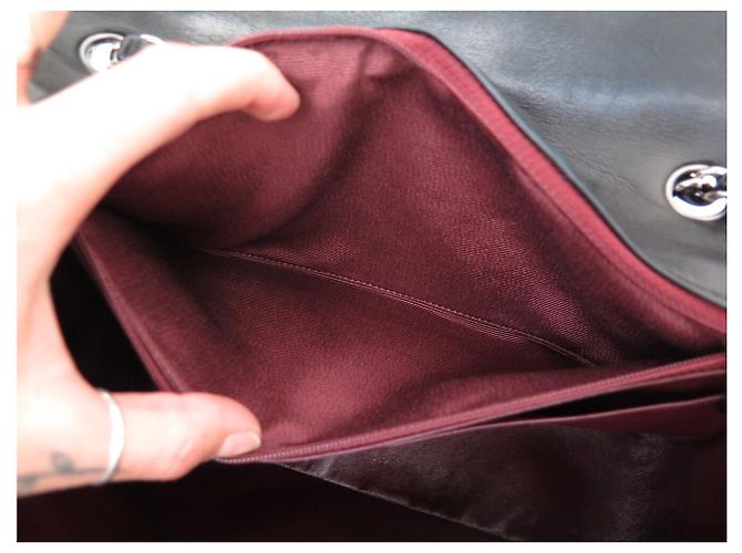 BORSA CHANEL TIMELESS JUMBO FLAP PELLE MATELASSÉ NERO - vista 14