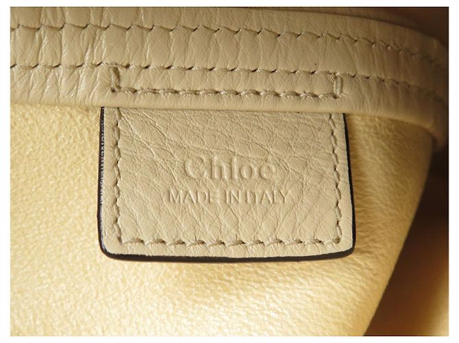 Chloé CHLOE SPIN MEDIUM BEIGE GRAINLEDER TASCHE 2025 - Ansicht 13