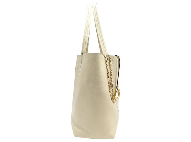 Chloé CHLOE SPIN MEDIUM BEIGE GRAINLEDER TASCHE 2025 - Ansicht 4