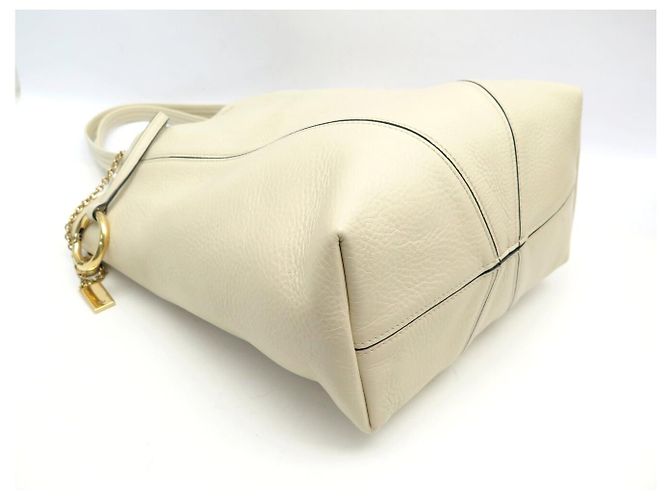 Chloé CHLOE SPIN MEDIUM BEIGE GRAINLEDER TASCHE 2025 - Ansicht 5
