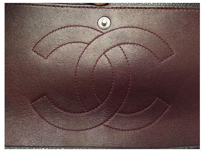 Timeless BORSA CHANEL CLASSIC TIMLESS JUMBO IN PELLE CAVIAR MATELASSÉ NERO - vista 12