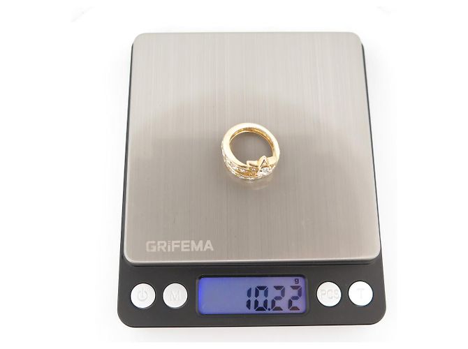Autre Marque ANILLO STELLA CADENTE DIAMANTI 3.5CT 54 ORO GIALLO 18K 10.17G D'oro - vista 7