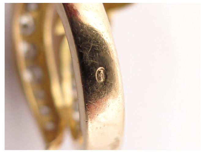 Autre Marque ANILLO STELLA CADENTE DIAMANTI 3.5CT 54 ORO GIALLO 18K 10.17G D'oro - vista 9