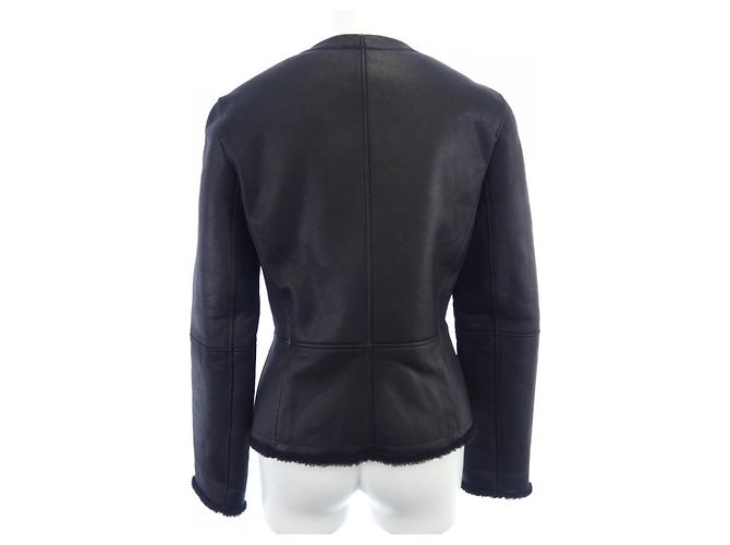 Hermès Chaqueta de shearling Hermes Negro - vista 2