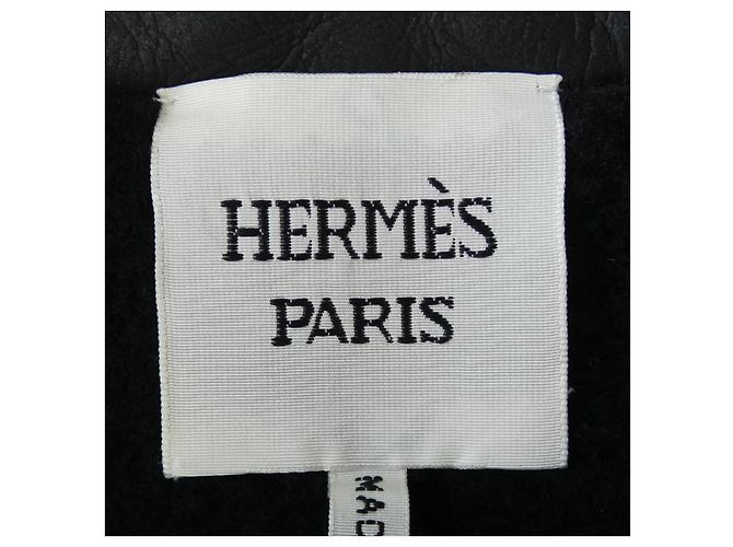 Hermès Chaqueta de shearling Hermes Negro - vista 4