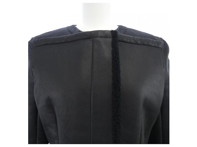 Hermès Chaqueta de shearling Hermes Negro - vista 5