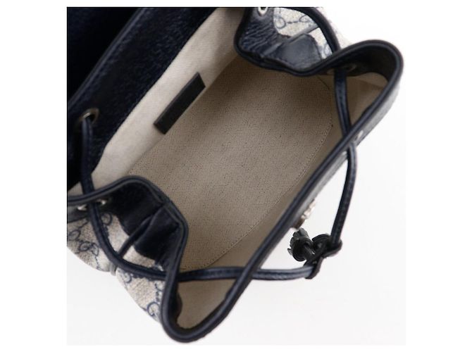 Zaino 2way Gucci Ophidia GG Supreme Grigio - vista 5