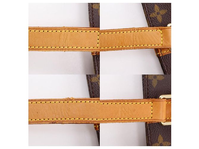 Louis Vuitton Sac Shopping Monogram Tote Bag Marrone - vista 13