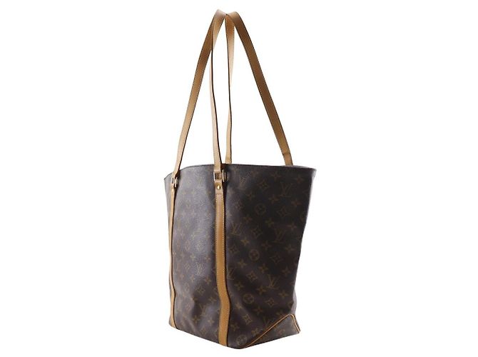 Louis Vuitton Sac Shopping Monogram Tote Bag Marrone - vista 2