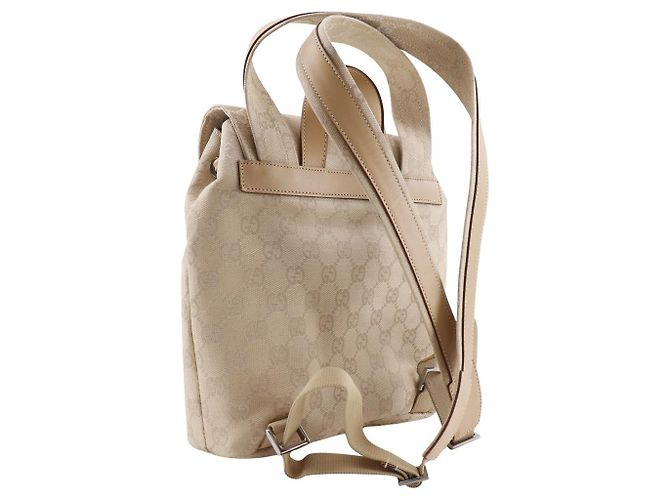 Gucci GG Canvas 2way Rucksack Beige - Ansicht 3