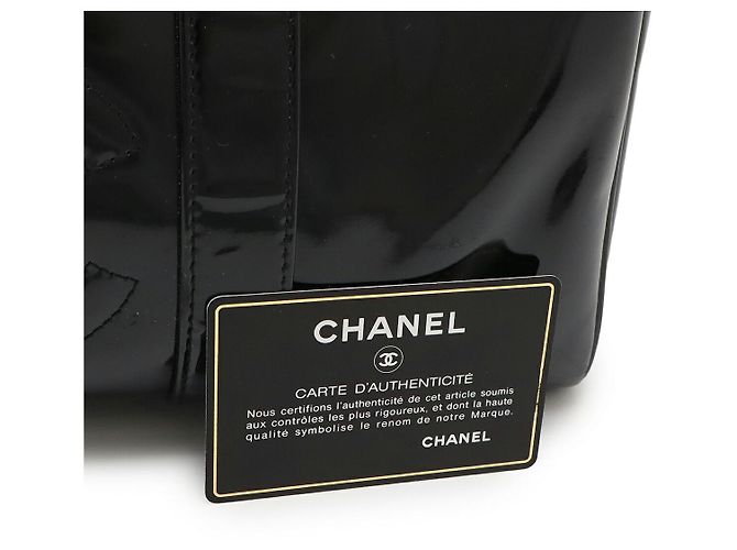 Timeless Borsa Boston 2way in vernice Chanel Nero - vista 9