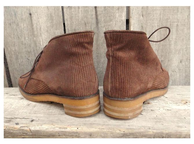Autre Marque Botines Nuxart Barcelona de Nubuck Marrón Talla 38 - vista 4