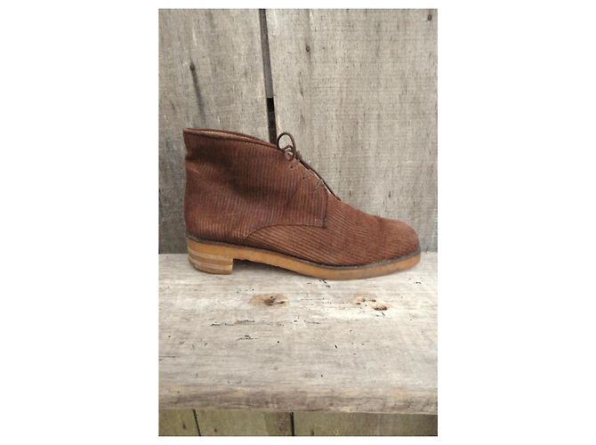 Autre Marque Botines Nuxart Barcelona de Nubuck Marrón Talla 38 - vista 8