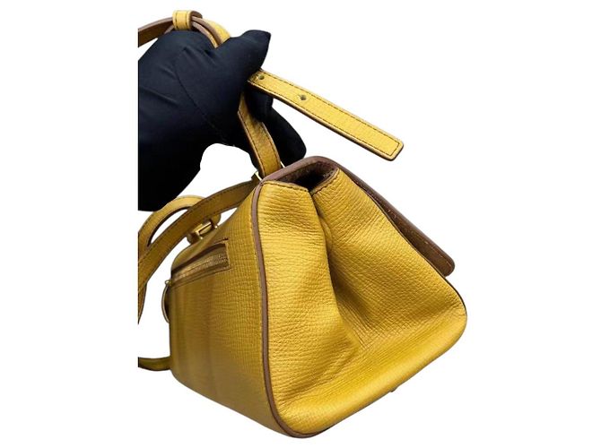 Bottega Veneta Borsa in pelle gialla Giallo - vista 2