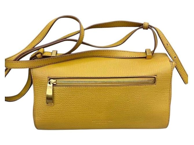 Bottega Veneta Borsa in pelle gialla Giallo - vista 3