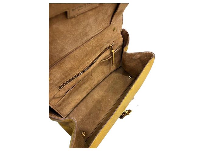 Bottega Veneta Borsa in pelle gialla Giallo - vista 4