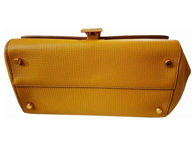 Bottega Veneta Borsa in pelle gialla Giallo - vista 7