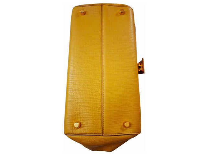 Bottega Veneta Borsa in pelle gialla Giallo - vista 8