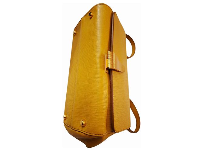 Bottega Veneta Borsa in pelle gialla Giallo - vista 9