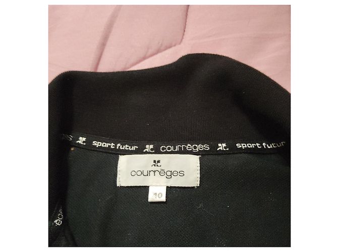 Courreges Courrèges Logo Polo-Kleid - Schwarz - Ansicht 3