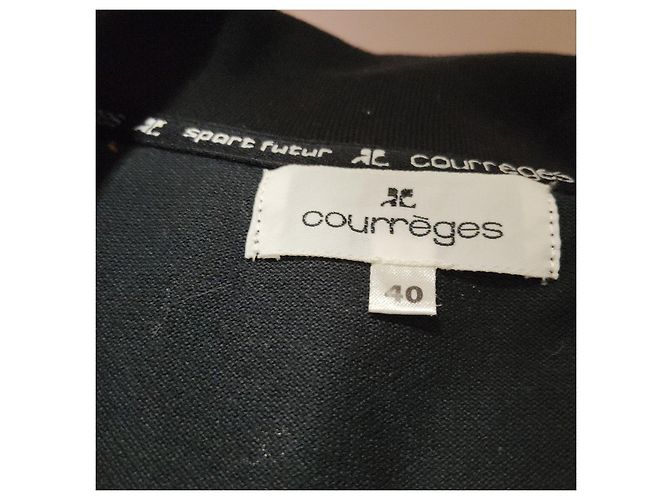 Courreges Courrèges Logo Polo-Kleid - Schwarz - Ansicht 5