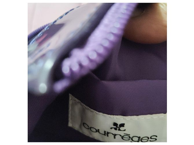 Courreges Courrèges Borsa Tote Viola con Cuori Porpora - vista 5