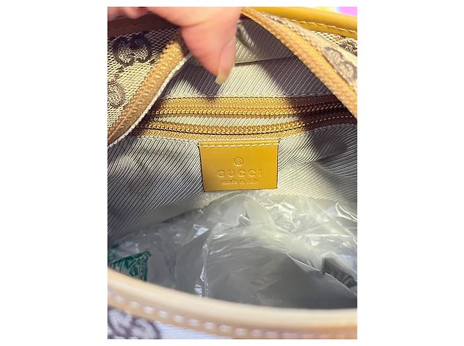 Gucci Eclipse Tom Ford Monogram Tote Bag Braun Beige - Ansicht 11