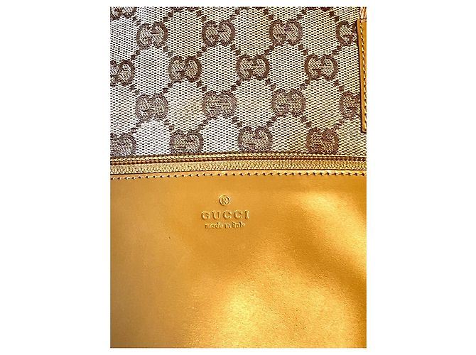 Gucci Eclipse Tom Ford Monogram Tote Bag Braun Beige - Ansicht 4