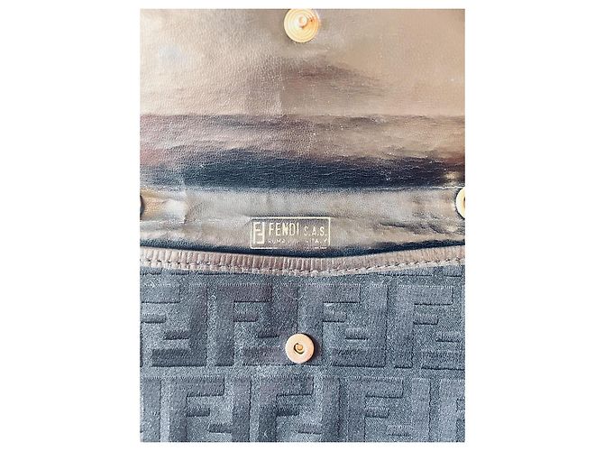 Fendi Zucca FF Monogram Wallet Black - view 11