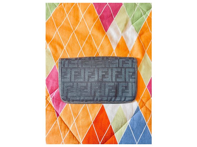 Fendi Zucca FF Monogram Wallet Black - view 2
