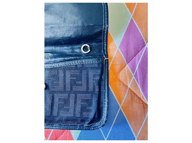 Fendi Zucca FF Monogram Wallet Black - view 5