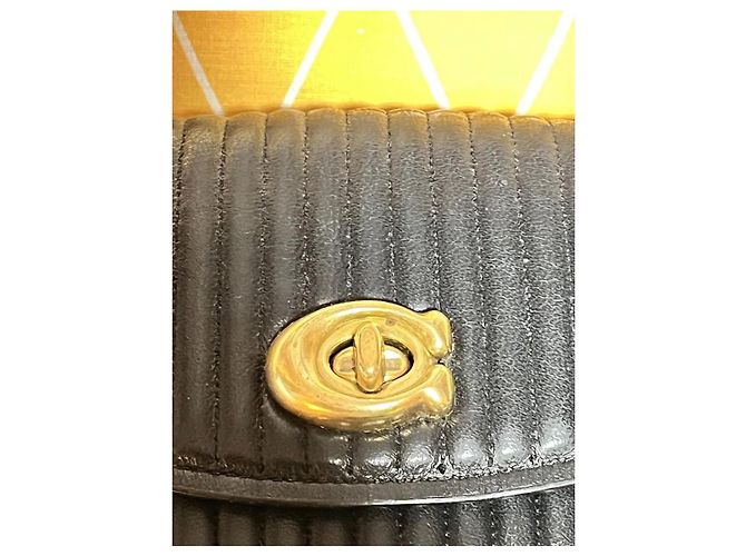 Coach Parker gesteppte Ledertasche Schwarz - Ansicht 3