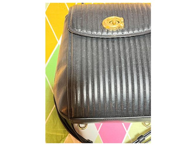 Coach Parker gesteppte Ledertasche Schwarz - Ansicht 6