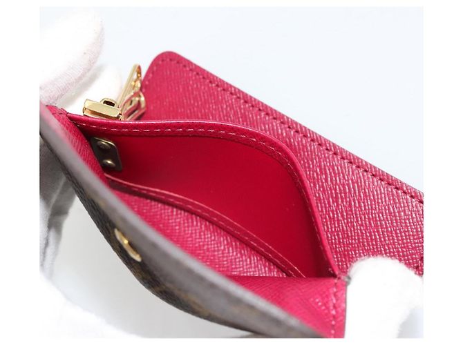 LOUIS VUITTON Monogram Multicles 4 Key Case Fuchsia M62631 Auth 181113V Fucsia Monograma - vista 10